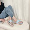 Summer new flip-flops women's versatile high-end platform sandals women's summer outer wear fashion high-end 2025