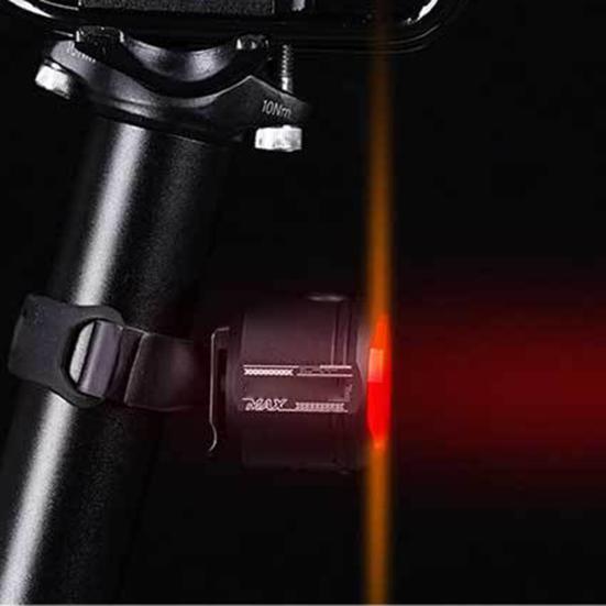 Bicycle Tail Light with Brake Sensor Waterproof USB Rechargeable Universal MTB Road Mountain Bike Cycling Night Riding Warning Rear Lamp