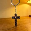 Artistic Crosses Key Holder With Hide Chamber For Small Items Keys Purses And More Strong Metal Materials
