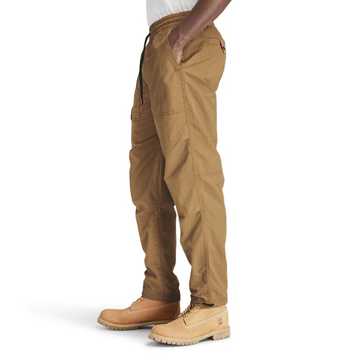Timberland Outdoor Casual Wide-Leg Drawstring Sports Pants Men Pants Wheat A22G1-P47