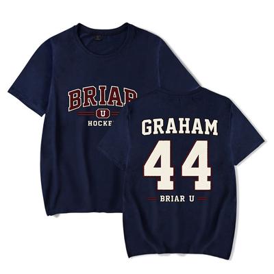 Off Campus Graham 44 Briar University Merch T-Shirts Cosplay Women Men Fashion Crewneck Short Sleeve Tee