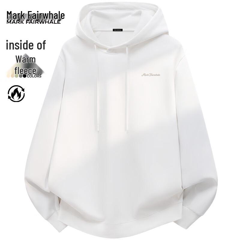 Mark Fairwhale Unisex Fleece Lined American Style Loose Fit Hoodie