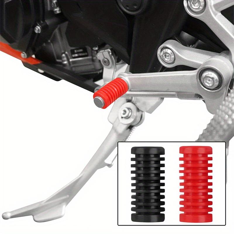 2pcs Motorcycle Gear Shift Lever Covers - Durable Rubber, Anti-Slip Pedal Pads for Enhanced Riding Comfort & Protection