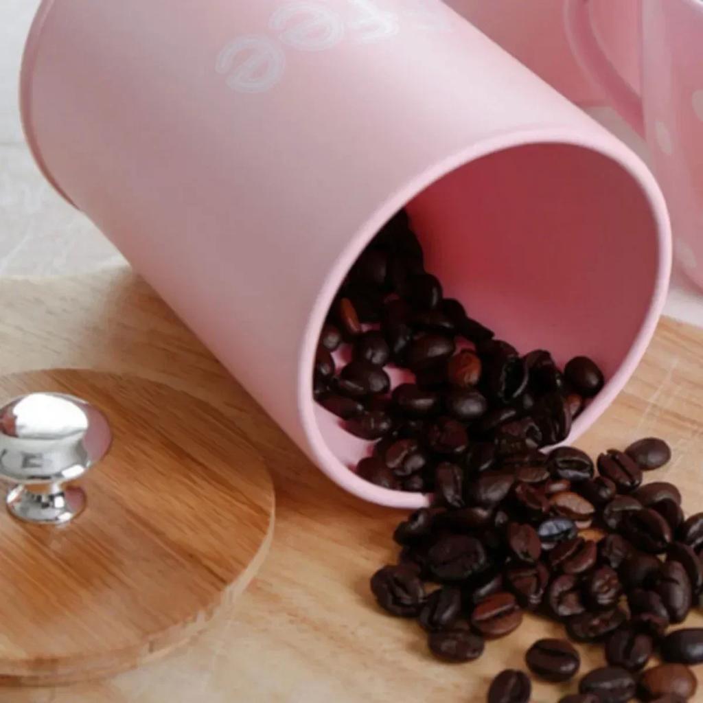 3 Stck/Set Tee Kaffee Zucker Aufbewahrung Gewrzglas Bonbonglas mit Deckel  Aufbewahrungsbehlter Stahl Kchenorganisatoren Utensilien Bambusdeckel  Dose  zu niedrigen Preisen im Onlineshop Joom kaufen