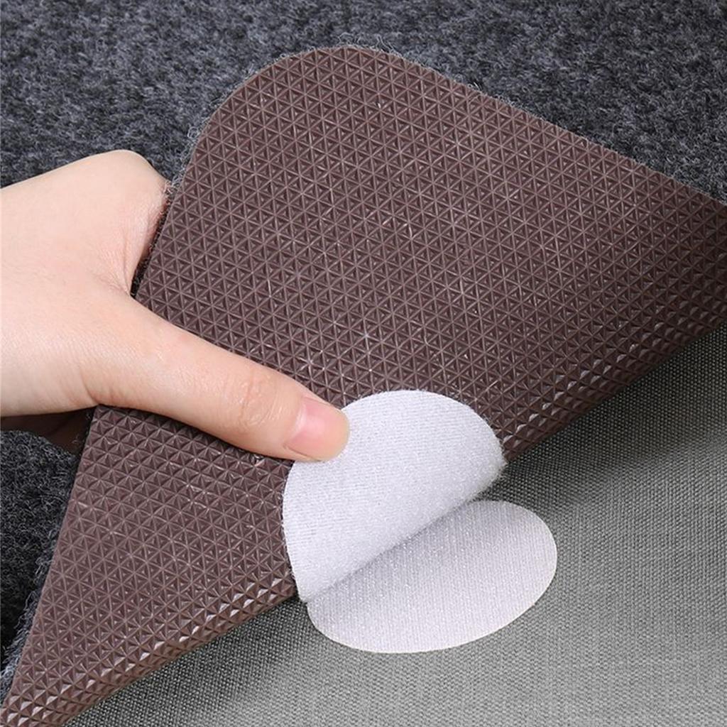 Non-slip Stickers Carpet Gripper Strong Self-adhesive Double-sided Stickers Mat- Stickers Square Keep Rug Corners Flat