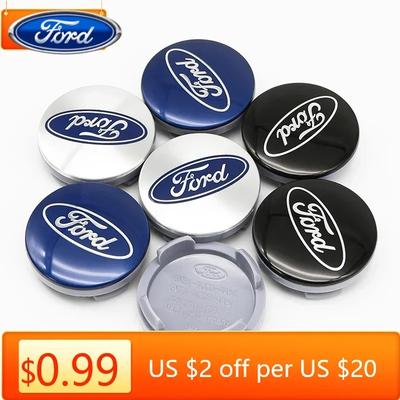 Autocollant de Voiture 2026 Ford Nouveau 2025 Voiture Chaude 4 Pièces 54mm Cache-Moyeux Originaux Cache-Moyeux Décoration Pour Ford Focus MK2 Fiesta Mond