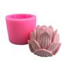 Silicone 3D Lotus Flower Shape Soap Silicone Mould Diy Soap Mould Cake Supplies