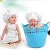 Apron Chef Hat Photo Accessories Baby Costume Infant Photo Clothes Newborn Photography Props