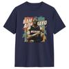 Bam Adebayo Herren T-Shirt Vintage T-Shirts Kurzarm Rundhals T-Shirts 100% Baumwolle Geburtstagsgeschenk Oberteile