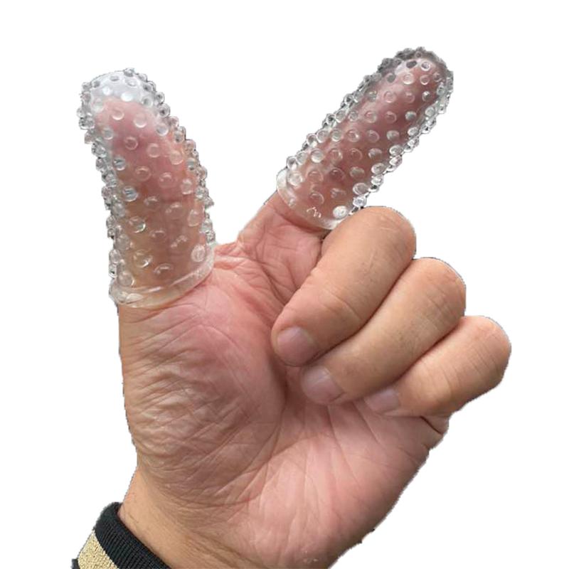 G Point Stimulation Finger Sleeves Clitoris Massage Sex Toys For Women Penis Rings Sex Delay Couples Games Delay Reusable Condom