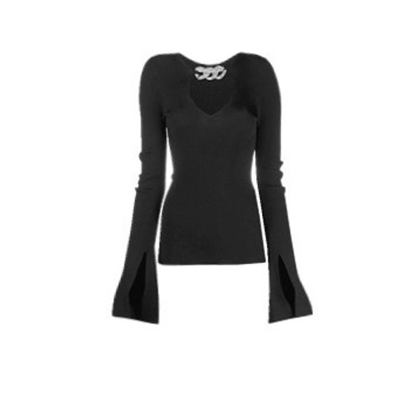 

Amazon Chain Elastic T-shirt Oversize Women s Clothing White Size L recommended 50.00 kg-60.00 kg