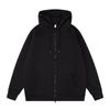 Custom Men's 330g Regular Fit Zip-Up Hoodie with Logo Print