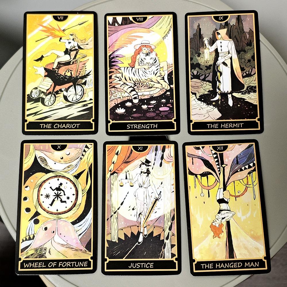 Fantasy Night Theater Tarot 78 Pcs Cartoon Tarot Cards Based on RWS 10.3*6cm