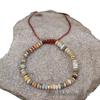 Bohemian Natural Agate Bead Adjustable Bracelet