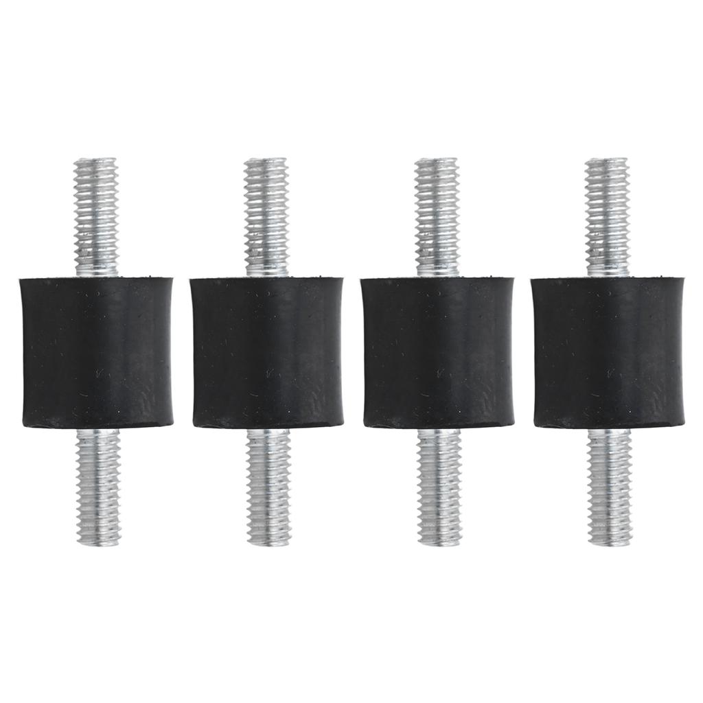 4 X Rubber Buffer Set Vibration Damper Silent Block Rubber Metal Buffer Protects Against Vibration Interference M5 M6 M8