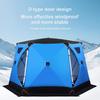 Winter Thick Warm Cotton Tent Four-Corner Reinforced Windproof Camping Tent Ice Fishing Tent