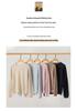 Women's 100% Cashmere Round Neck Loose Pullover Sweater, Long Sleeve, Solid Color Knitwear for Autumn/Winter