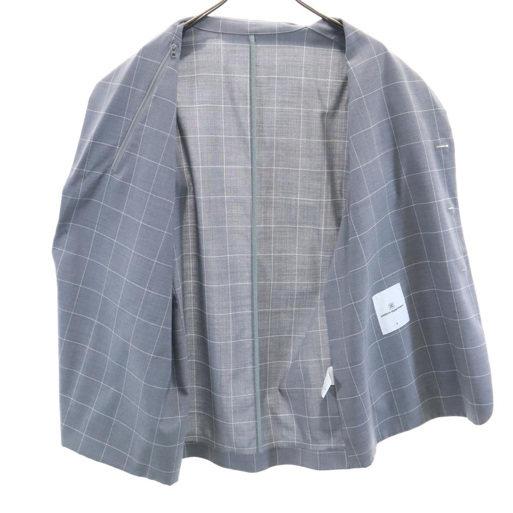 Unused Uniform Experiment 20SS Window Pen Check 3B Tailored Jacket Men's Used