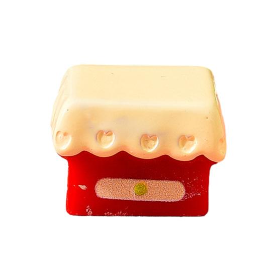 Miniature Dollhouse Furniture Accessories Mini Resin Fruit Theme Sofa Bed Table Bookshelf Statue for Fairy Garden Micro Landscape Home Decor