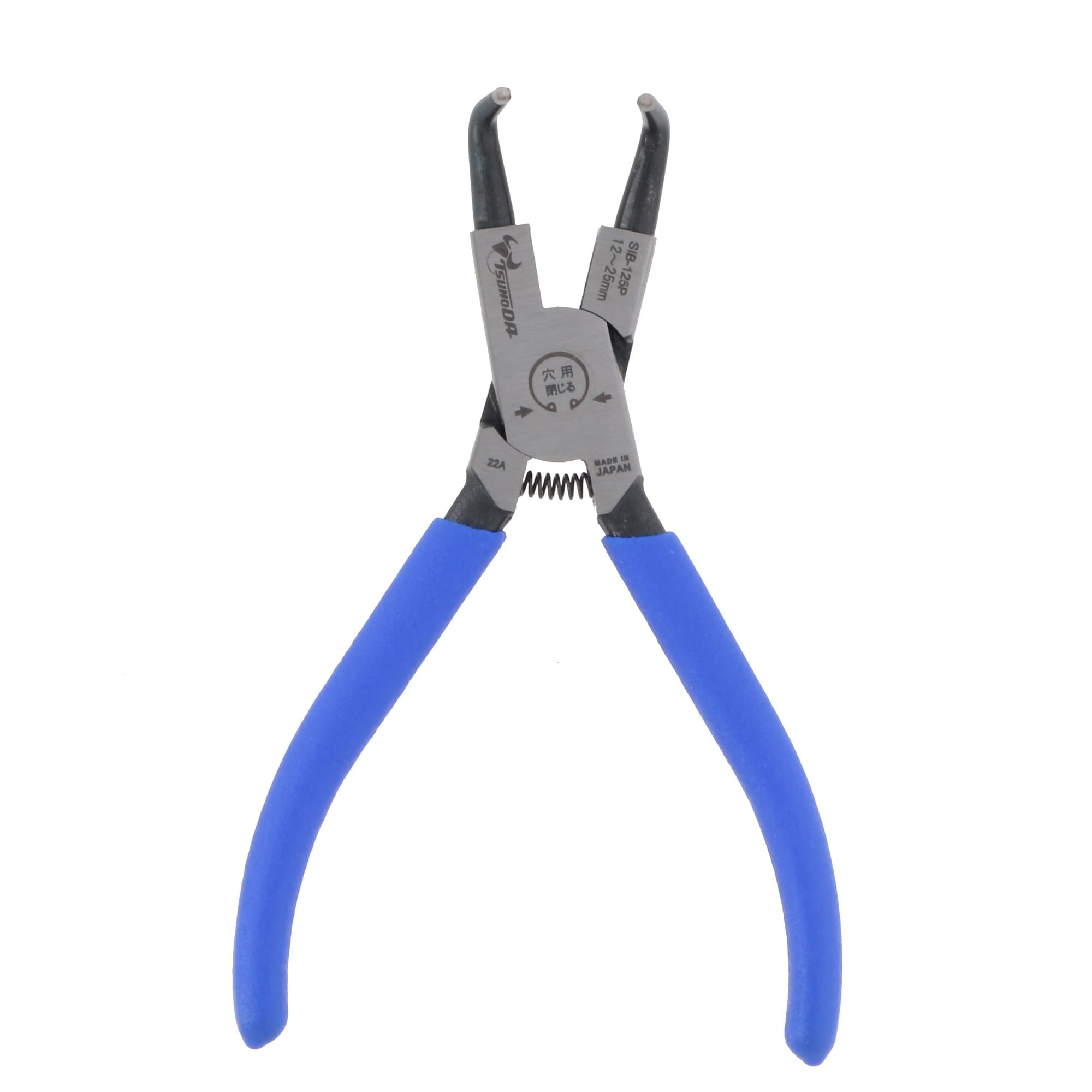 

King TTC Hard Bit Snap Ring Curved Jaws for Pliers, Holes, SIB-125P синий