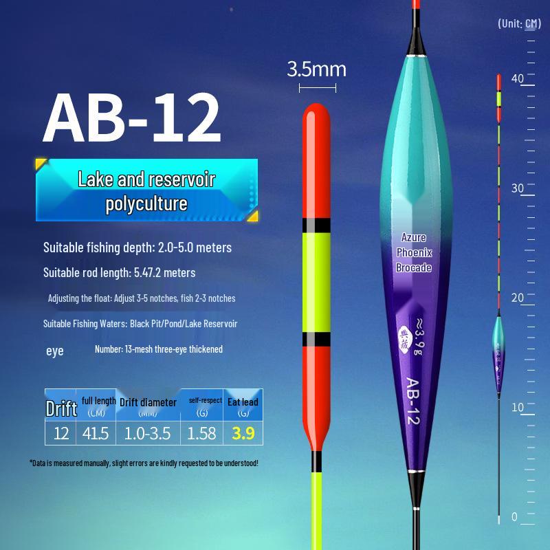 High-Sensitivity Nano Float Set for Wild Fishing and Carp Fishing