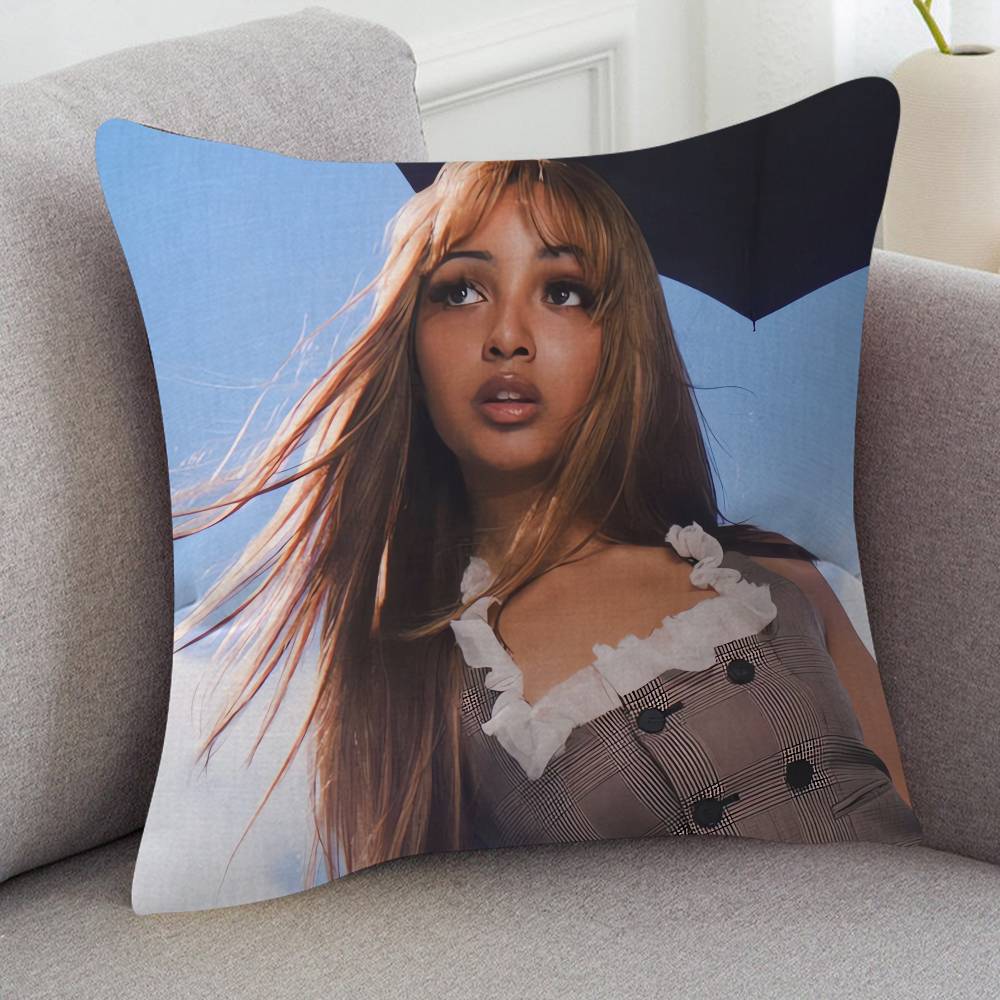 Singer Pink Pantheress Pillow Case Soft Double Sided Print Sofa Cushion Cover Throw Pillow Covers