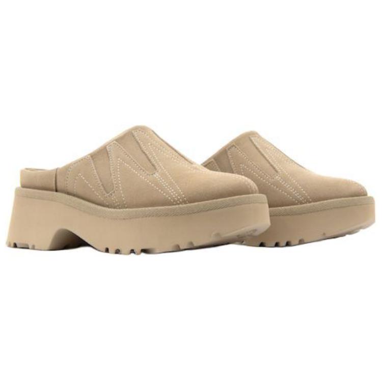 UGG Australien Wildleder Leichte Slipper EVA Anti-Reibung Zehenfrei Hausschuhe Damenhausschuhe Beige 1168891-MDSD
