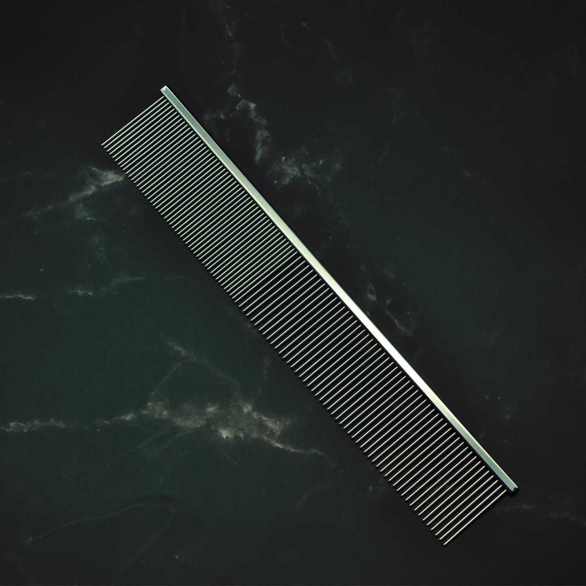 PC-5 Pet Dog Hair Remover Grooming Comb Stainless Dog Dematting Comb Pet Grooming Supplies Pet Grooming Straight Comb