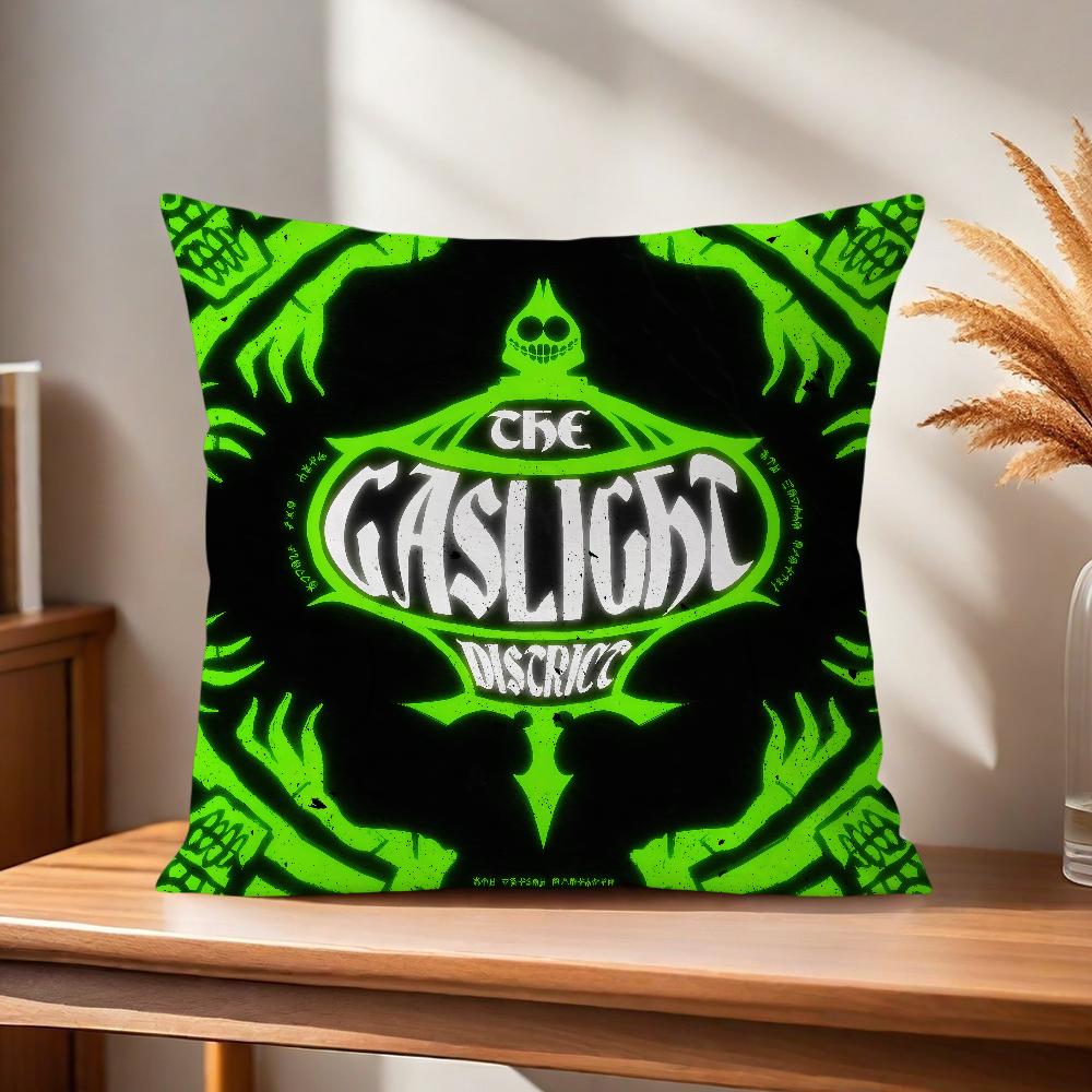 Cushion Cover Soft Pillow Case For Sofa Anime Living Room Home Office Decor Protective Covers The D-District Gaslight Cartoon
