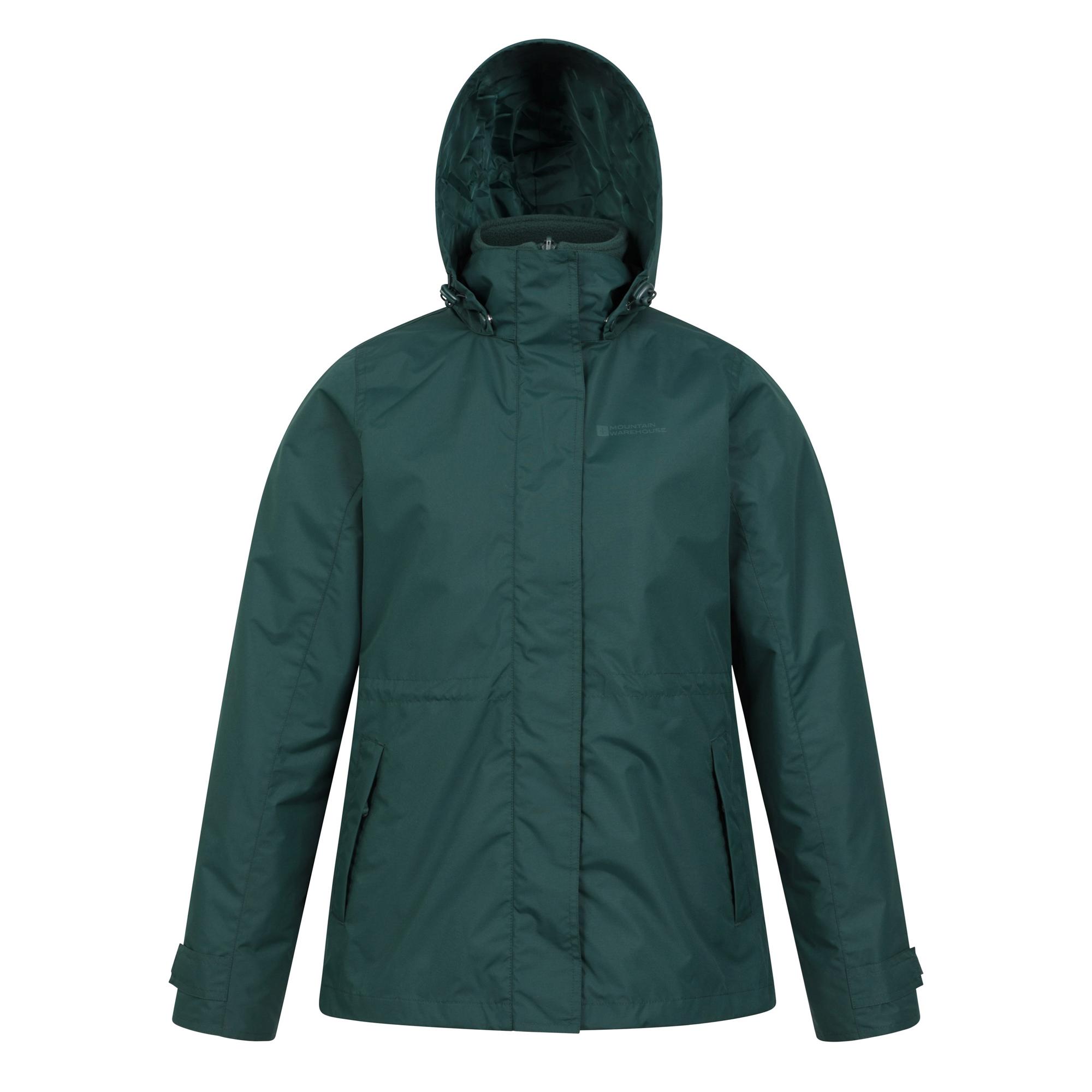 Kurtka damska/damska Mountain Warehouse Fell II 3 w 1 16 UK ciemno zielony kolor