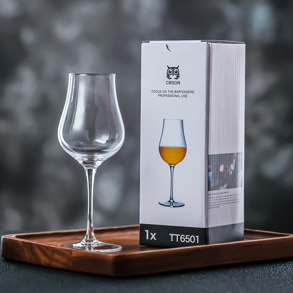 TT6501CRISON Whisky Boutique Crystal Goblet Cups Smelg Tulip Scotch Cup Nosing Whiskey XO Chivas Glasses Wine Copo Tasting Glass