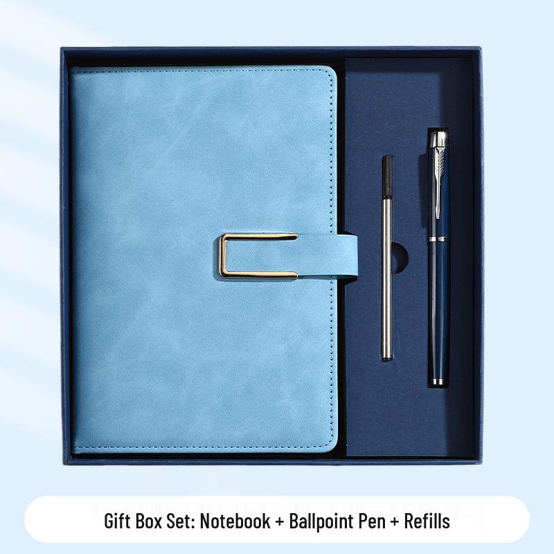 A5 Business Office Snap Button Notebook with Custom LOGO for Meetings