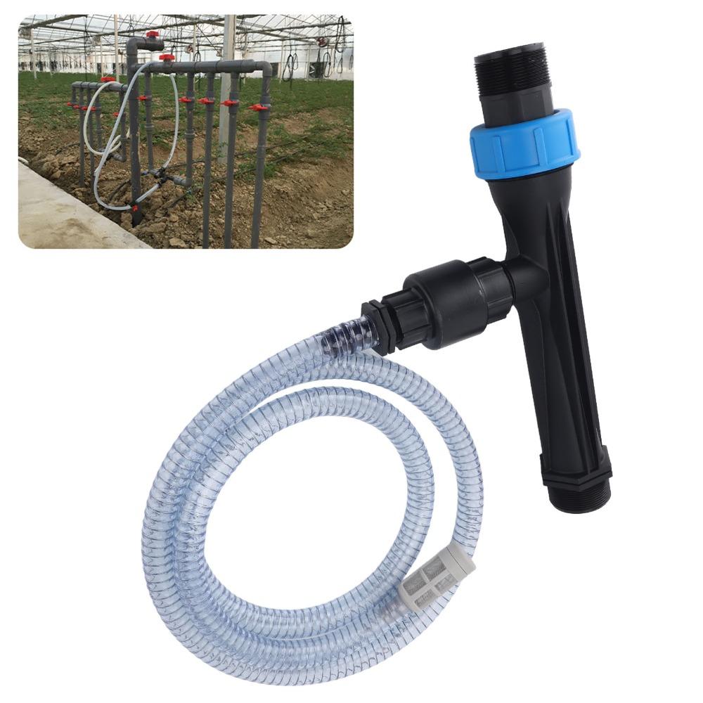 2 Inch Fitting Irrigation Fertilizer Injector Efficient Fertilizer Injector Device Garden Watering