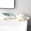 New Duck Shape Soap Box Cartoon Soap Dish Drainable Soap Holder Soap Container Soap Dish for Tray Bathroom Accessories