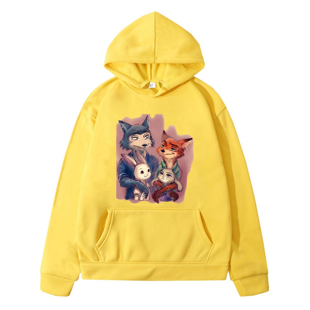 Zootopia 2 Kawaii Print Hoodies Fleece Sweatshirt Herbst Jungen Pullover Jacke Anime Hoodie y2k Sudadera Kinderkleidung Mädchen