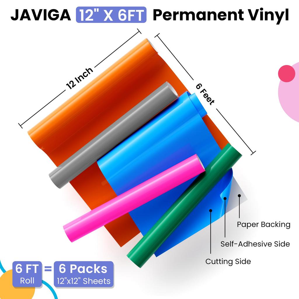 JAVIGA Glossy Red Cutting Approximately 30cm x Waterproof and for Fan Compatible with All Cutting Indoor and Outdoor Use Sheet, 180cm, Weatherproof,