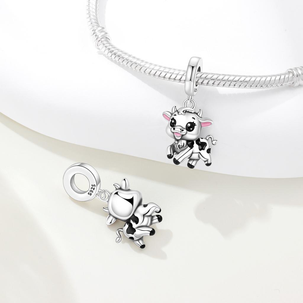 Copper Cute Calf Animals Original Pendants Bracelet Charms Jewelry Party Beads Diy Trendy Gifts