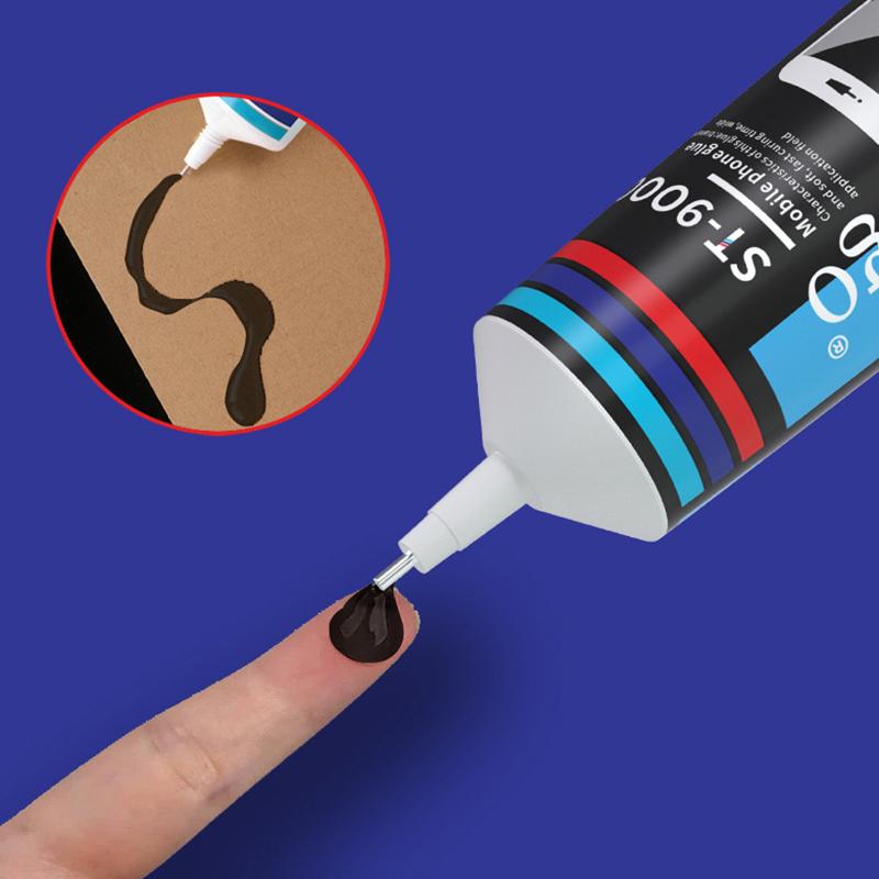 15/50/110ml Schwarz Lautsprecher Reparaturkleber Schaumstoffseite Staubkappe Gummisicke Verklebung Sicke Risse Starker Klebstoff