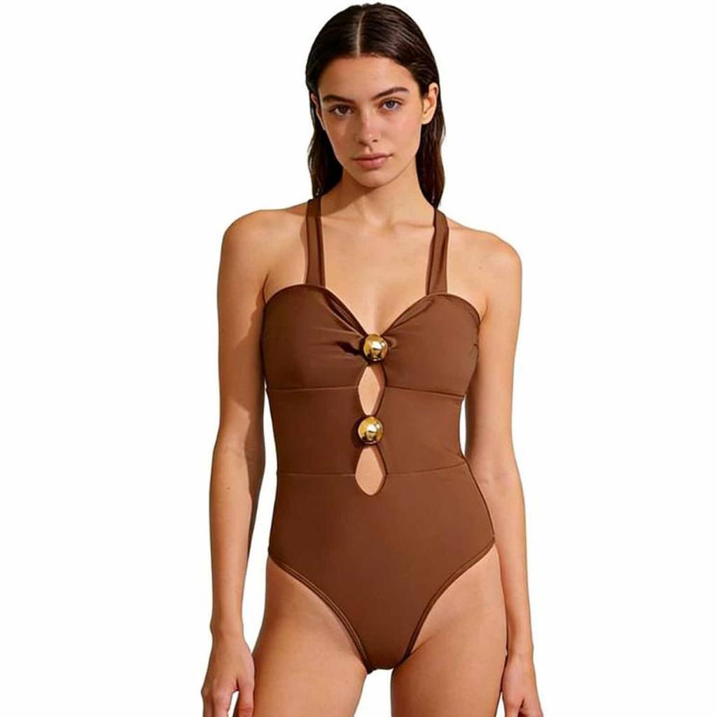 Women's One-Piece Swimsuit, Sexy Slim-Fit Swimwear, Summer Beach & Pool Bathing Suit for Women