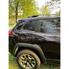 Xinghe for Je@p Cherokee 2014-2023 Rear Side Window American Flag Decal Sticker Matte Black 2pcs, NOT for Je@p Grand Cherokee