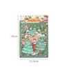 4Set Exquisite Christmas Eve Three-Dimensional Landscaping Handbook Stickers Cute  Creative Diy Decoration Stickers Gifts