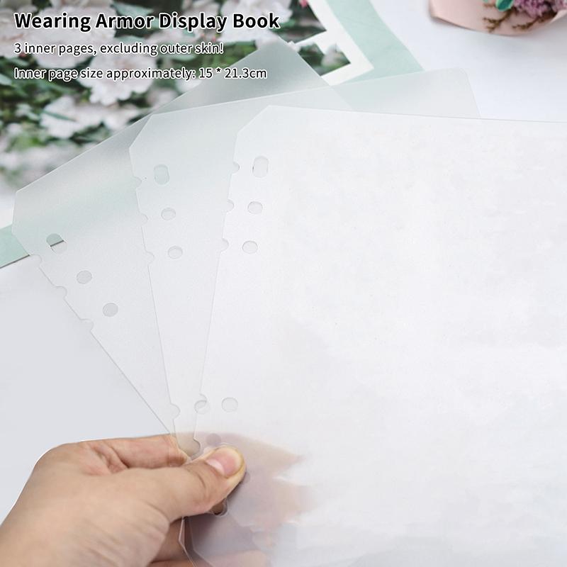 Nail Art Piece Storage Book Large Capacity Exhibition Photo Album Card Clip Display Board Diy Simple Album Storage Book
