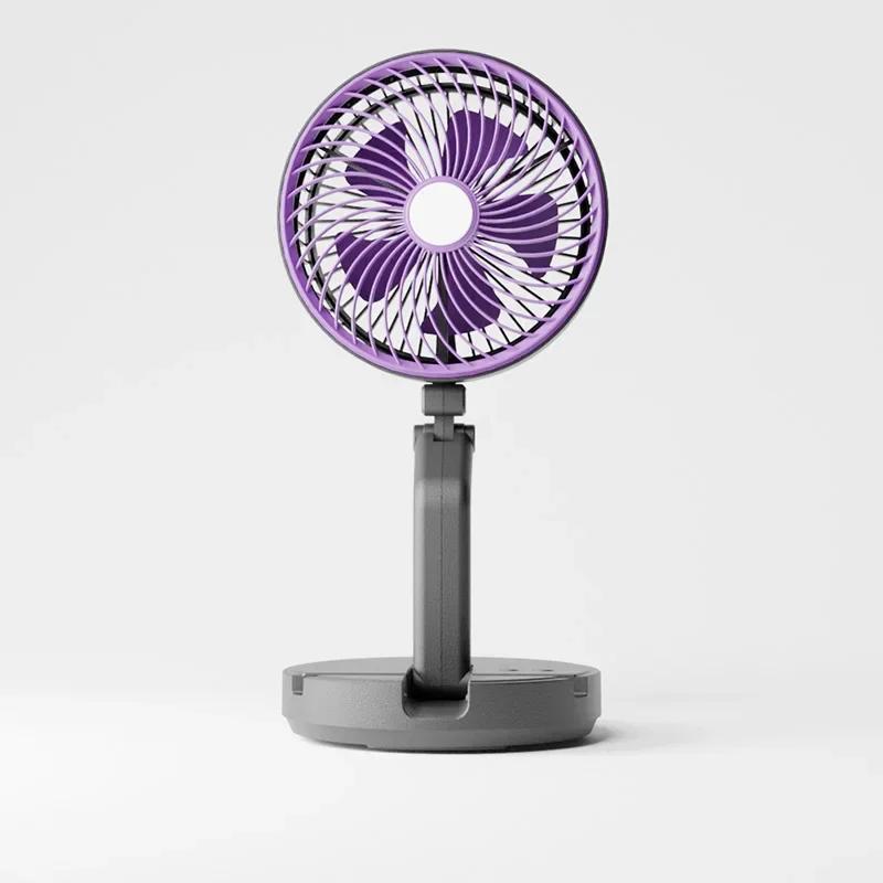 DurableNew Folding Fan Desktop Circulating Small Fan Portable Small Wall Hanging Fan Kitchen Bedroom Home Office