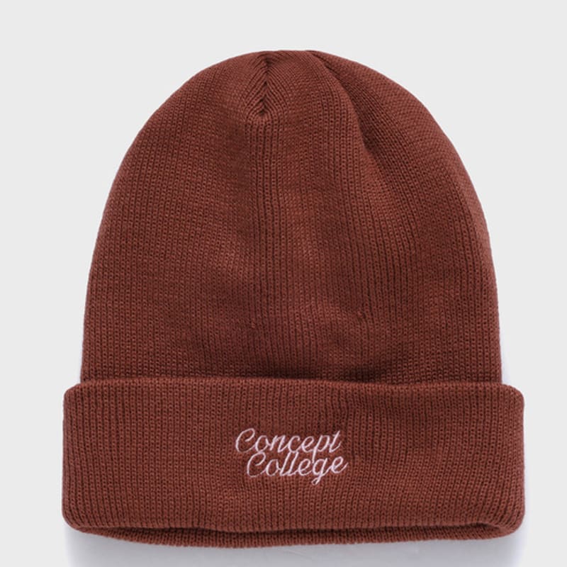 

Концептуальная акриловая шапка с логотипом колледжа_Коричневая [Унисекс] FREE