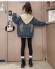 Girls' Denim Jacket - Autumn & Spring 2025 Trendy Outerwear Fashion for Big Kids