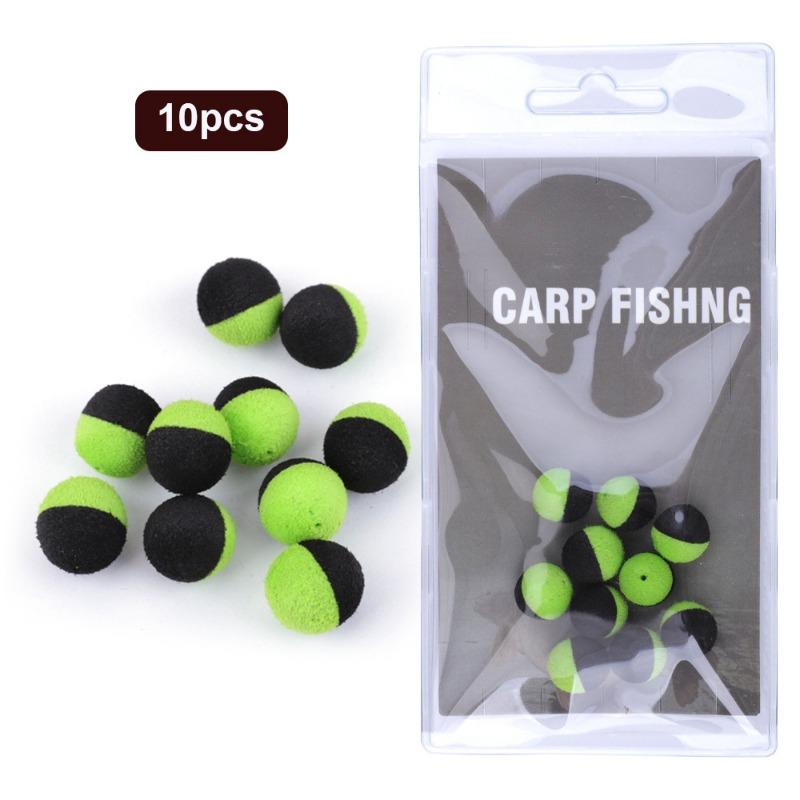 

11mm Floating Ball Bait 10pcs Euro Carp Fishing Lure зелёный