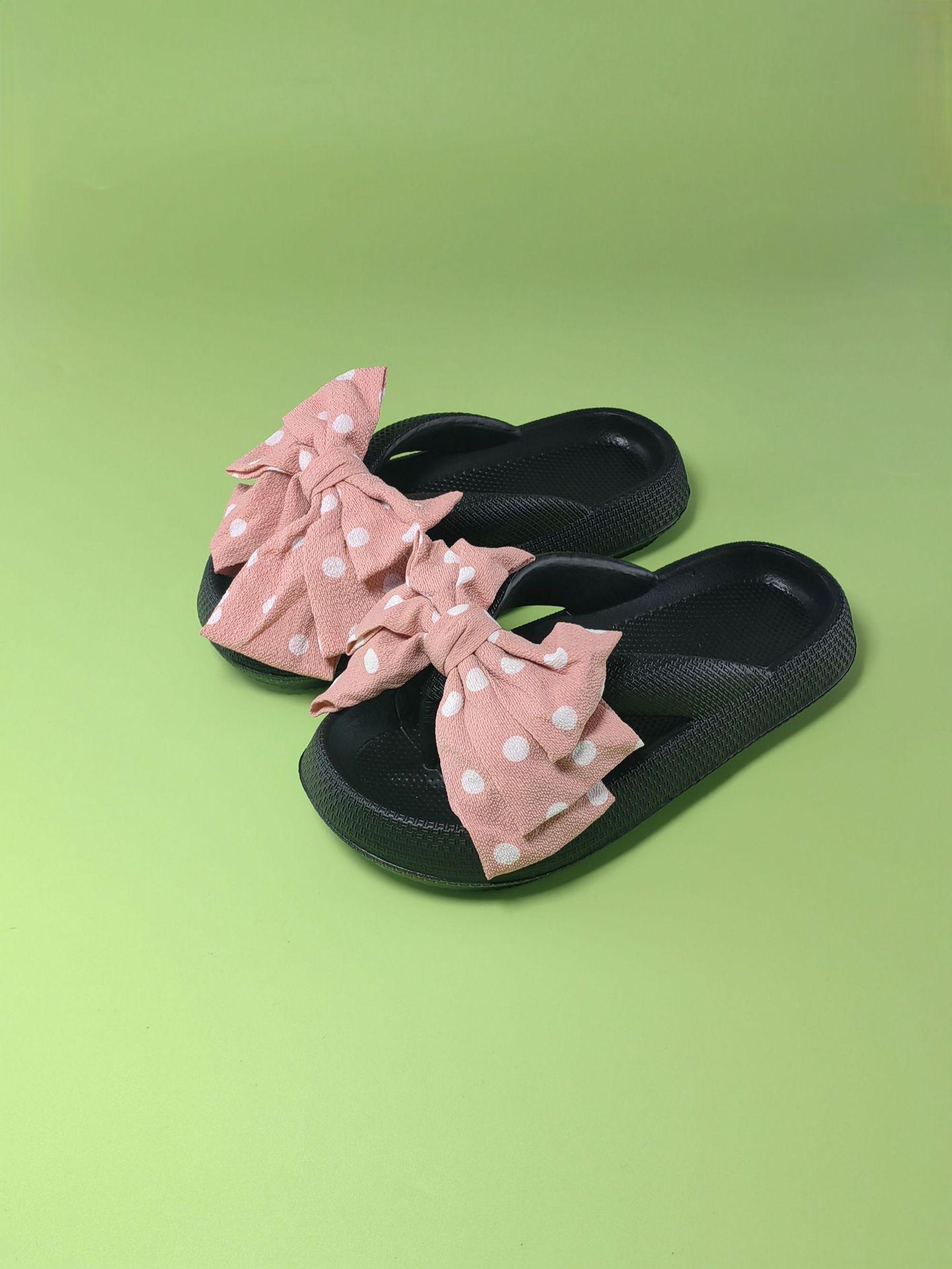 

Women s Pink Bowknot Summer Slippers - Cute & Fashionable 40/41