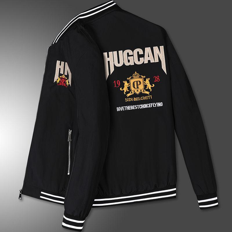 Men's Jacket Spring and Autumn Youth Large Size Versatile Handsome Thin Jacket Casual Trend Autumn