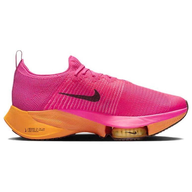 Nike Air Zoom Tempo NEXT% Flyknit Hyper Pink Men Sneakers Laser-Orange White Black CI9923-600