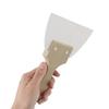 Shimotori Corporation Wooden Handle Rubber Spatula, Large, Made In Japan, 448
